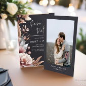 ピンク ボヘミアンピオニーガーデン ダスティーローズ ウェディング セーブザデート