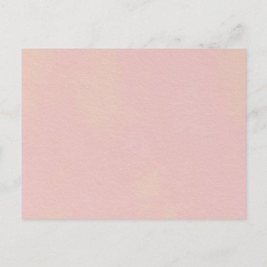 ピンク ボーホー サファリ パーティー 動物 ガール 赤ちゃんのための絵本 インビテーションポストカード (裏面)