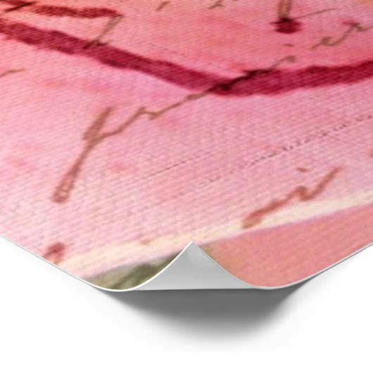 ピンク ポスター (角)