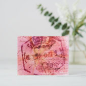 ピンク ポストカード (スタンド正面)