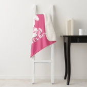 ピンク「マインドフルバニー」コージー シェルパブランケット (インサイチュ)