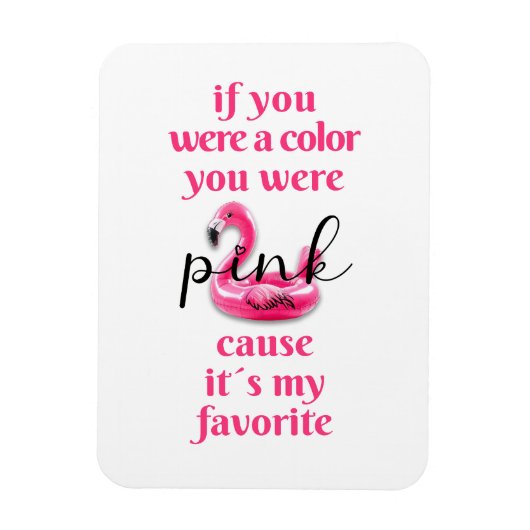 ピンク –  マグネット (縦)