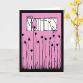 ピンク·マザーズ·デイ·カード カード (黄色い花)