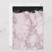 ピンク マーブ 婚姻届 テンプレート (裏面)