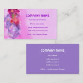 ピンク、メイブ、クリムゾンフローラ名刺 名刺 (正面/裏面)