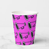 ピンク・メガホン 紙コップ (裏面)