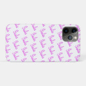 ピンク モザイクのジュリアちゃん Case-Mate iPhoneケース (裏面(横))