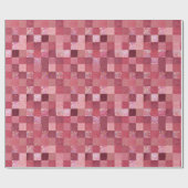 ピンク | モダンフェイクグリッター ラッピングペーパー (フラット)