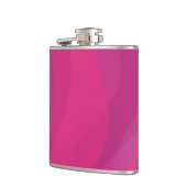 ピンク、モダン、カッコいい、トレンディーの都市波イラストレーション フラスク (左)