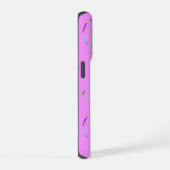 ピンク モダン サークルループ iPhoneケース (右側面)