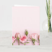 ピンク モダン ハッピー バレンタインデー カード (裏面)