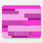 ピンク・モノグラム マウスパッド (正面)