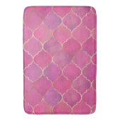 ピンク・モロッコ バスマット (正面縦)