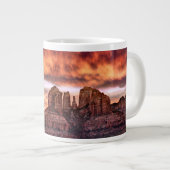 ピンク・モーニング・グローリー ジャンボコーヒーマグカップ (正面右)