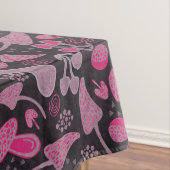ピンク/ユニーク秋パターン テーブルクロス (インサイチュ)