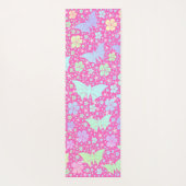ピンク，ヨガ，マット，パターン，カラフル，スポーツ，ゲーム， ヨガマット (裏面)