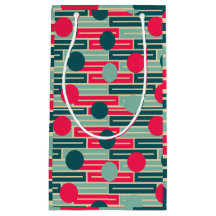 ピンク、ライトブルー、ティール（緑がかった色）長方形と円