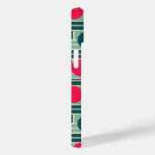 ピンク、ライトブルー、ティール(緑がかった色)長方形と円 Case-Mate iPhoneケース (裏面 / 右)