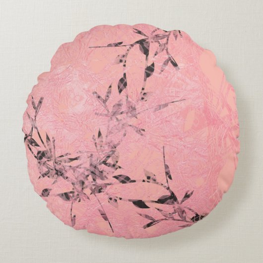 ピンク ラウンドクッション (正面)