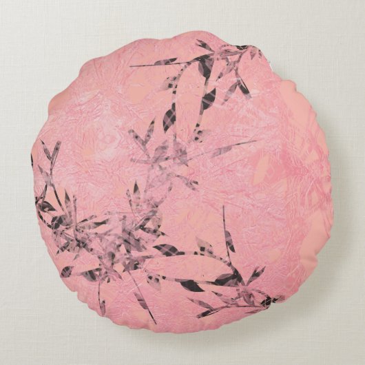 ピンク ラウンドクッション (裏面)