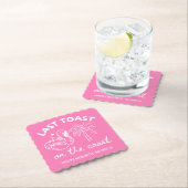 ピンク ラスト トースト バチェロレッテ パーティー コースター (インサイチュ)