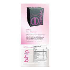 ピンク ラックカード