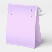 ピンク ラベンダー ウェディング フェイバー ボックス (裏面サイド)