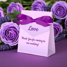 ピンク ラベンダー ウェディング フェイバー ボックス