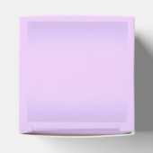 ピンク ラベンダー ハート ウェディング フェイバーボックス (上部)