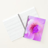 *～*ピンク・ラベンダー・バラ結婚の日記 ノートブック (内部)