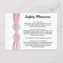 ピンク リボン ダイヤモンド インフィニティ 安全対策