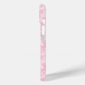 ピンク リボン ハート スマホケース Case-Mate iPhoneケース (裏面 / 左)