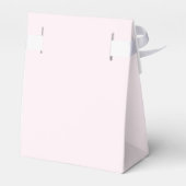 ピンク リボン ベビーシャワー お礼 フェイバーボックス (裏面サイド)