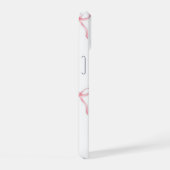 ピンク リボン iPhone カバー (右側面)