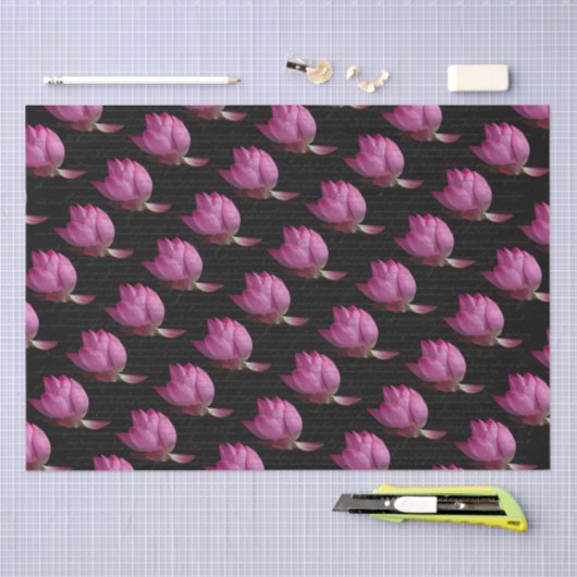 ピンク・リリーの言葉 薄葉紙 (クラフト)