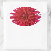 ピンク・リリー 楕円形シール (バッグ)