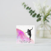 *～*ピンク・レインボー・オパール女神天上神秘主義 スクエア名刺 (スタンド正面)