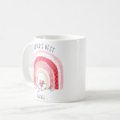 ピンク・レインボー・ワールドの姉妹最高の・バレンティネスの日 コーヒーマグカップ (正面左)
