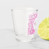 ピンク·レオパード·プリント ショットグラス (左)