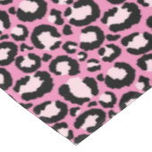 ピンク·レオパード·プリント テーブルクロス (アングル)