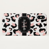 ピンク·レオパード·プリント Case-Mate iPhoneケース (裏面(横))