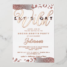 ピンク レッツ ゲット ワイルド アニマル プリント ブライズテイル バッハ