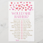 ピンク・レッドの方が好き？ブライダルシャワーゲーム 便箋 (正面)