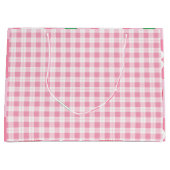 ピンク&レッドベリーファースト誕生日パーティー ラージペーパーバッグ (正面)