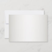 ピンク レッド フラワー 幾何学 水彩 結婚式 パーティー 出欠カード (裏面)