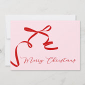 ピンク・レッド・メリークリスマス シーズンカード (正面)