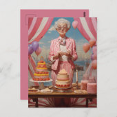 ピンク・レディー・バースデー・パーティ ポストカード (正面/裏面)