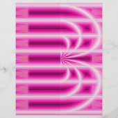 ピンク レトロ大聖堂 スクラップブック ペーパー 両面ページ (正面)