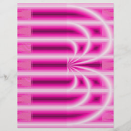 ピンク レトロ大聖堂 スクラップブック ペーパー 両面ページ