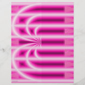 ピンク レトロ大聖堂 スクラップブック ペーパー 両面ページ (裏面)